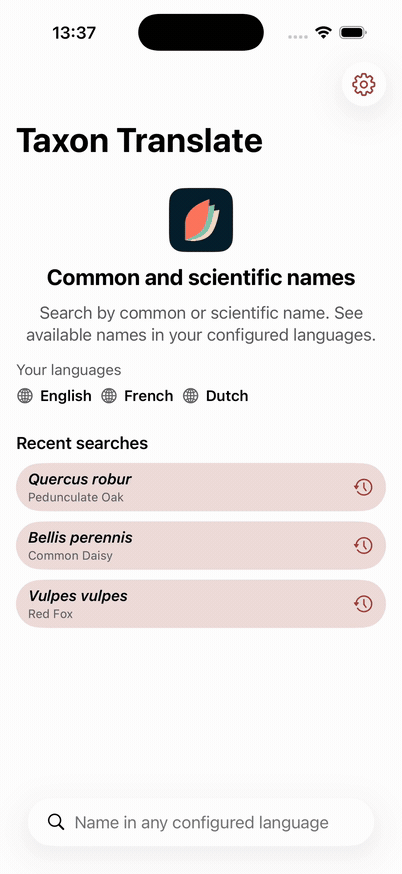 Taxon Translate searching for House Sparrow and displaying House Sparrow, Moineau domestique, Huismus, and Passer domesticus
